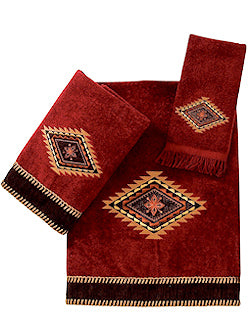 Golden West Medallion Cotton Velour Towel Sets