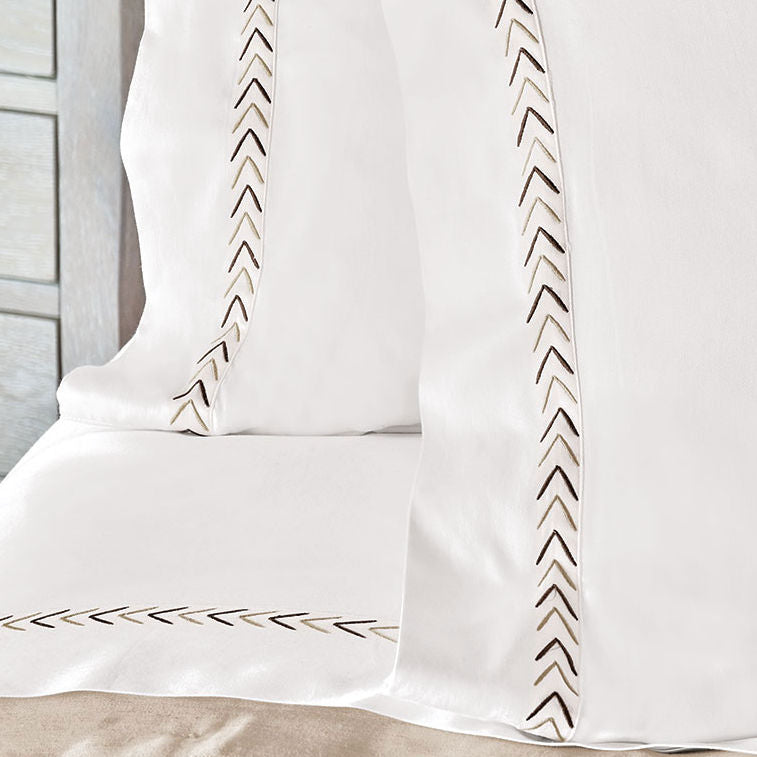 Arrowhead Embroidered Sateen Sheet Set