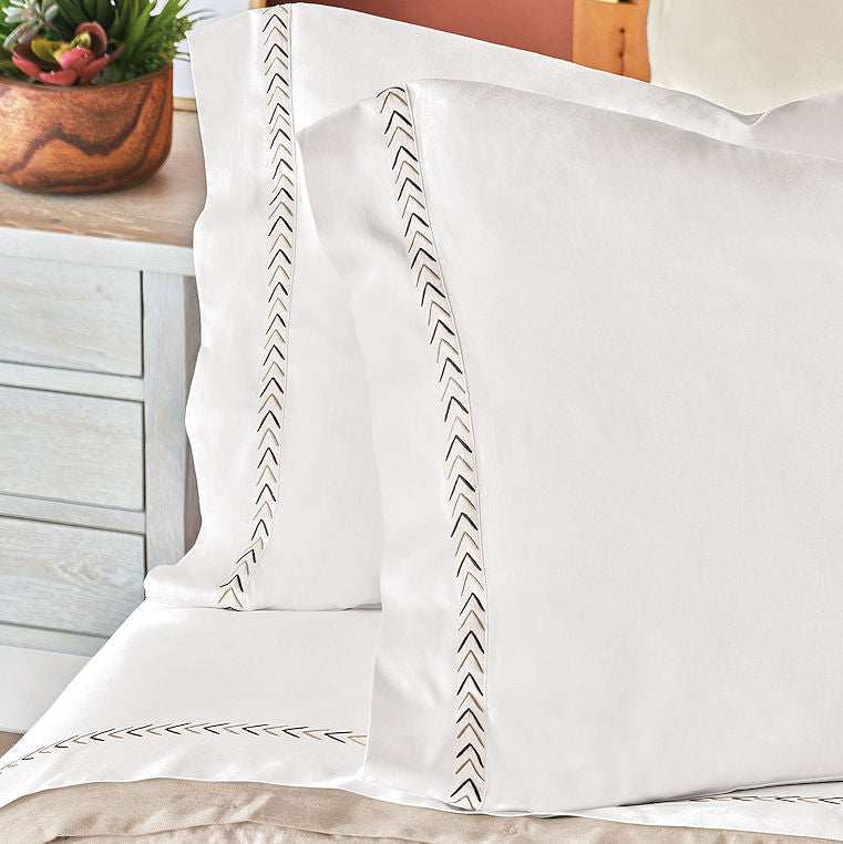 Arrowhead Embroidered Sateen Sheet Set