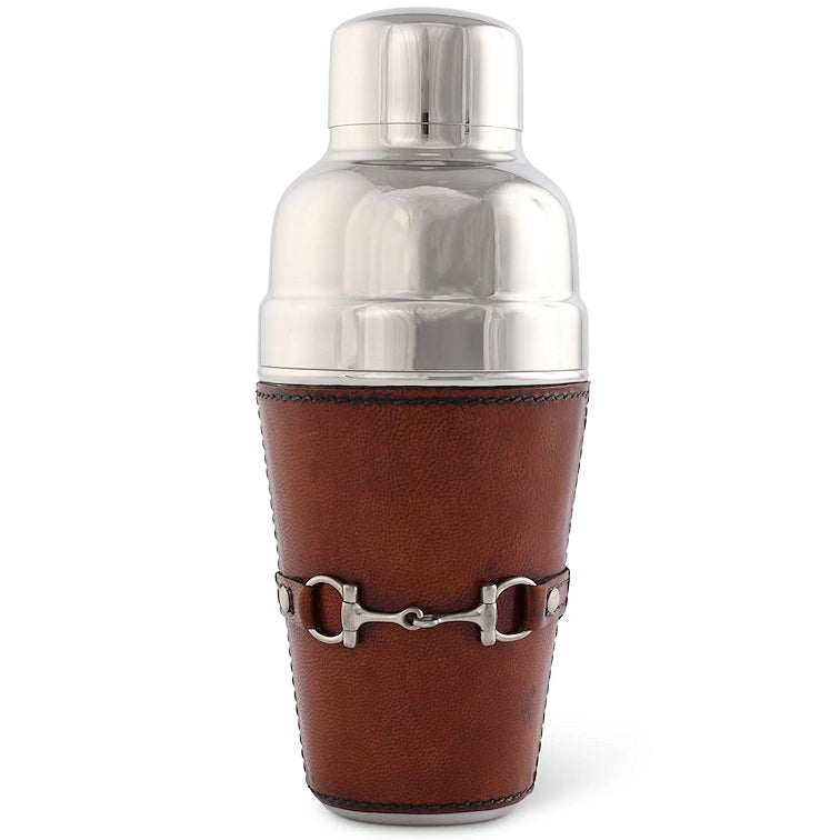 Luxe Leather Collection Bit-Trimmed Cocktail Shaker