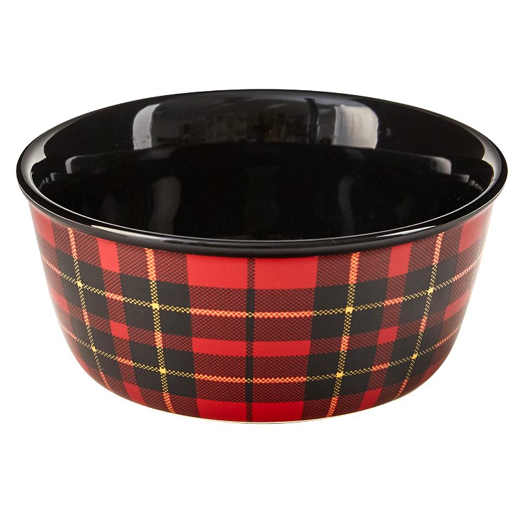 Heritage Plaid Ceramic Dinnerware Set