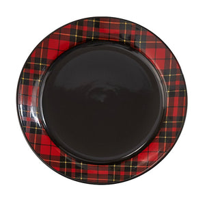 Heritage Plaid Ceramic Dinnerware Set