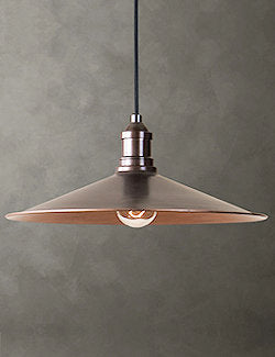 Modern Rustic Copper Finish Pendant