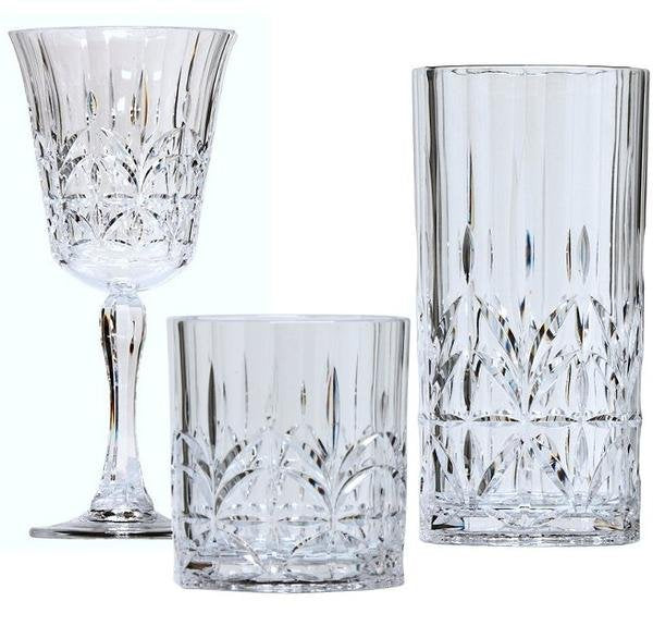 Set of four Swarovski Crystal Wine Glasses