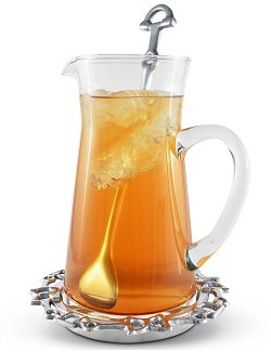 Cast Glass Pitcher