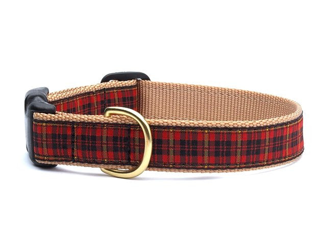 Winter Plaid Pet Collars & Leads